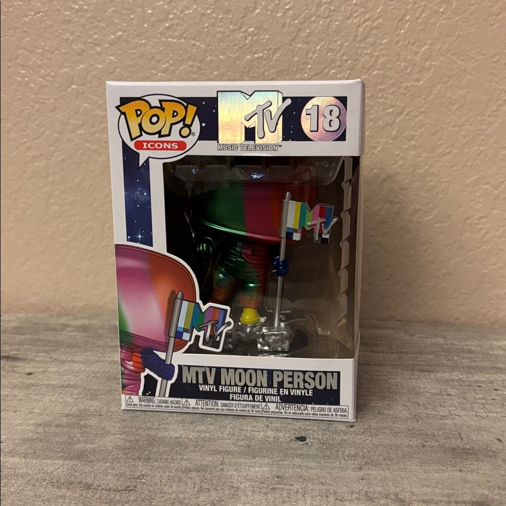 Funko MTV Moon Person Rainbow Metallic
